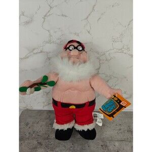 Family Guy Plush Peter Griffin Santa Holiday 12" NANCO 2006 RARE Christmas NWT